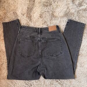 Madewell Women's Straight Leg Jeans - Dark Gray